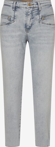 MAC Tapered Jeans 'Rich Carrot' in Blauw: voorkant