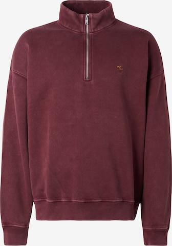 Abercrombie & Fitch Sweatshirt in Red: front