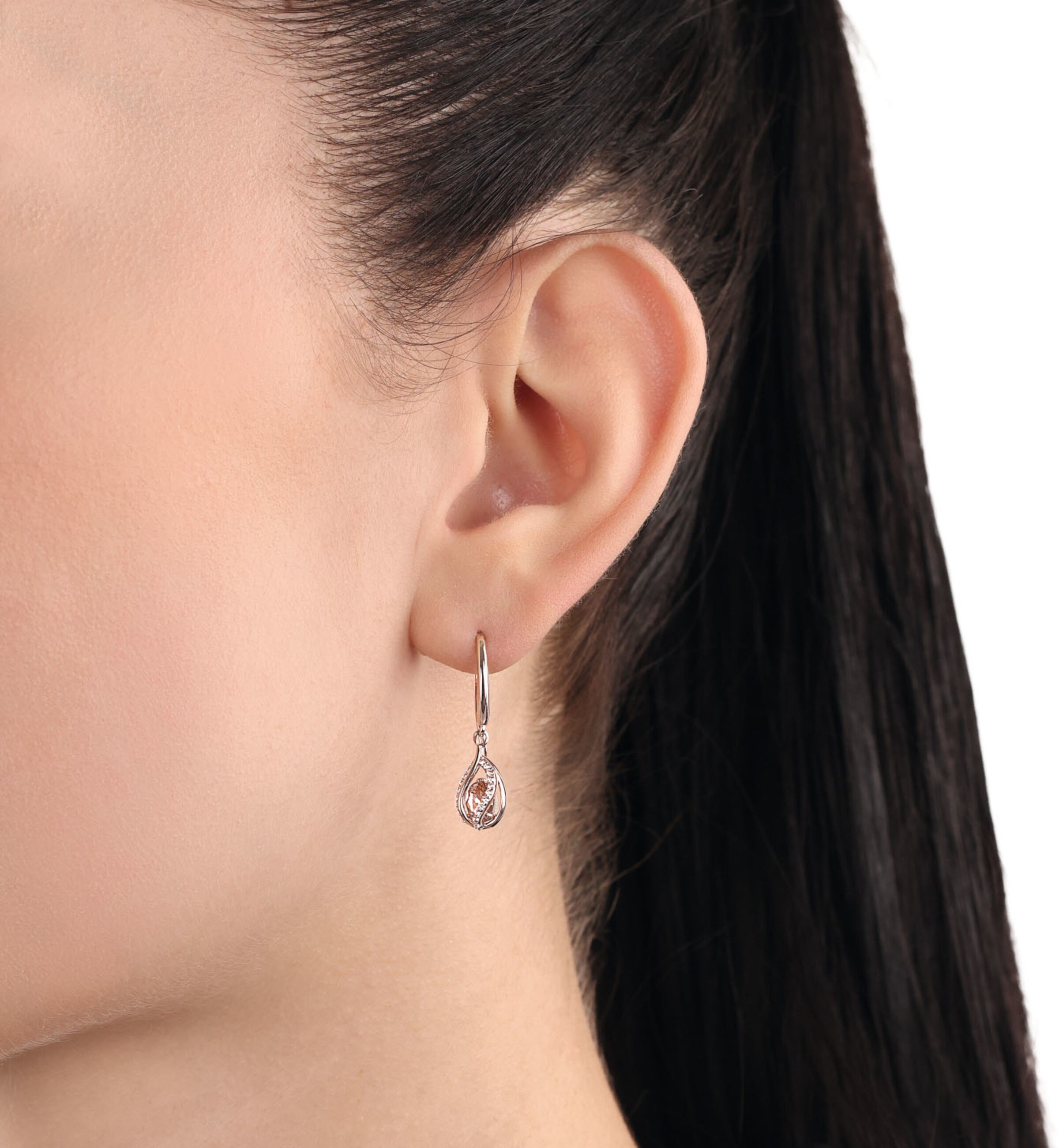 AMOR Ohrringe in Gold: Vorderseite