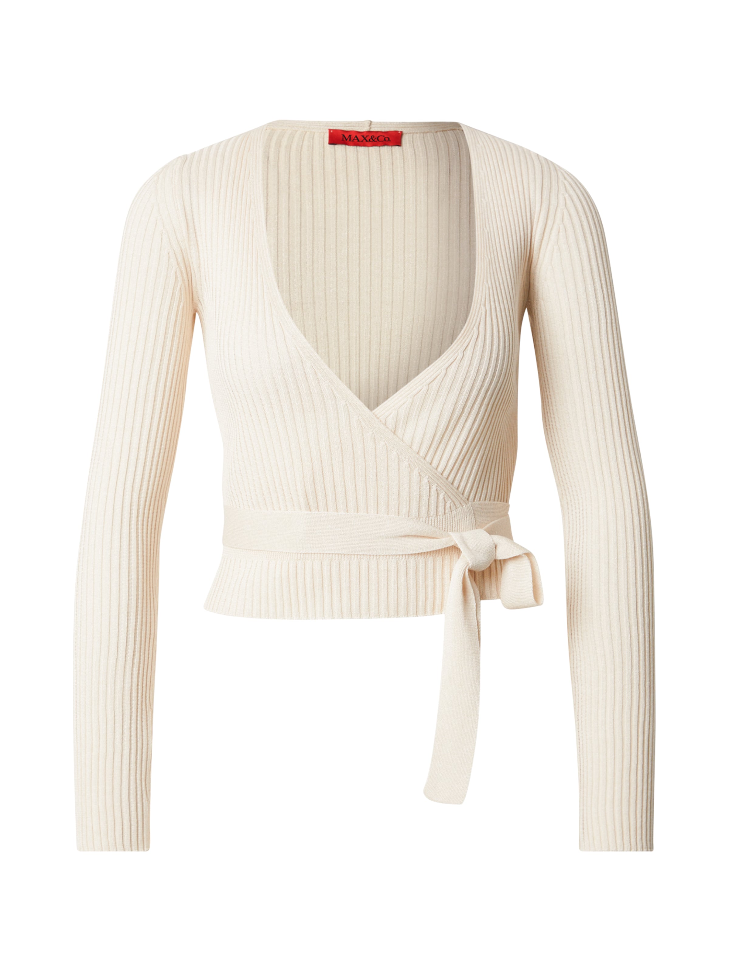 Geacă tricotată 'MATERIA' de la MAX&Co. pe bej: față