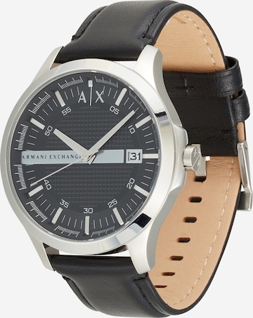 ARMANI EXCHANGE Uhr in Schwarz: predná strana