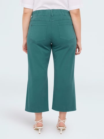 Effilé Pantalon Fiorella Rubino en bleu