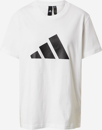 ADIDAS PERFORMANCE Функционална тениска 'Future Icons' в бяло: отпред