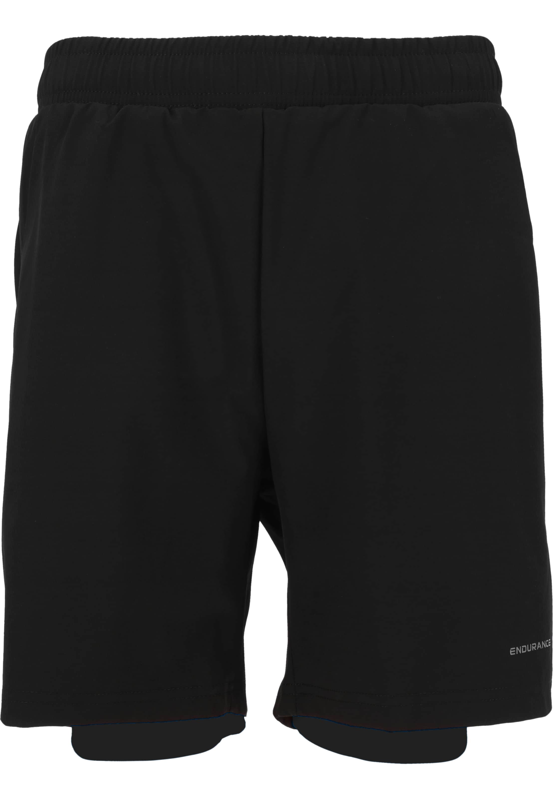 ENDURANCE Regular Sports trousers 'Herlent' in Black: front
