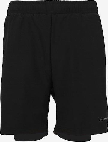 ENDURANCE Regular Sports trousers 'Herlent' in Black: front