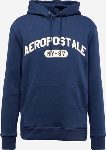 Sweat-shirt AÉROPOSTALE en bleu : devant