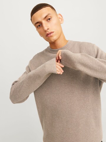 JACK & JONES Sweater 'Blamilano' in Brown