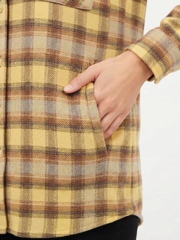Chemisier 'Women's flannel shirt with 4 Pockets' Radwa en jaune