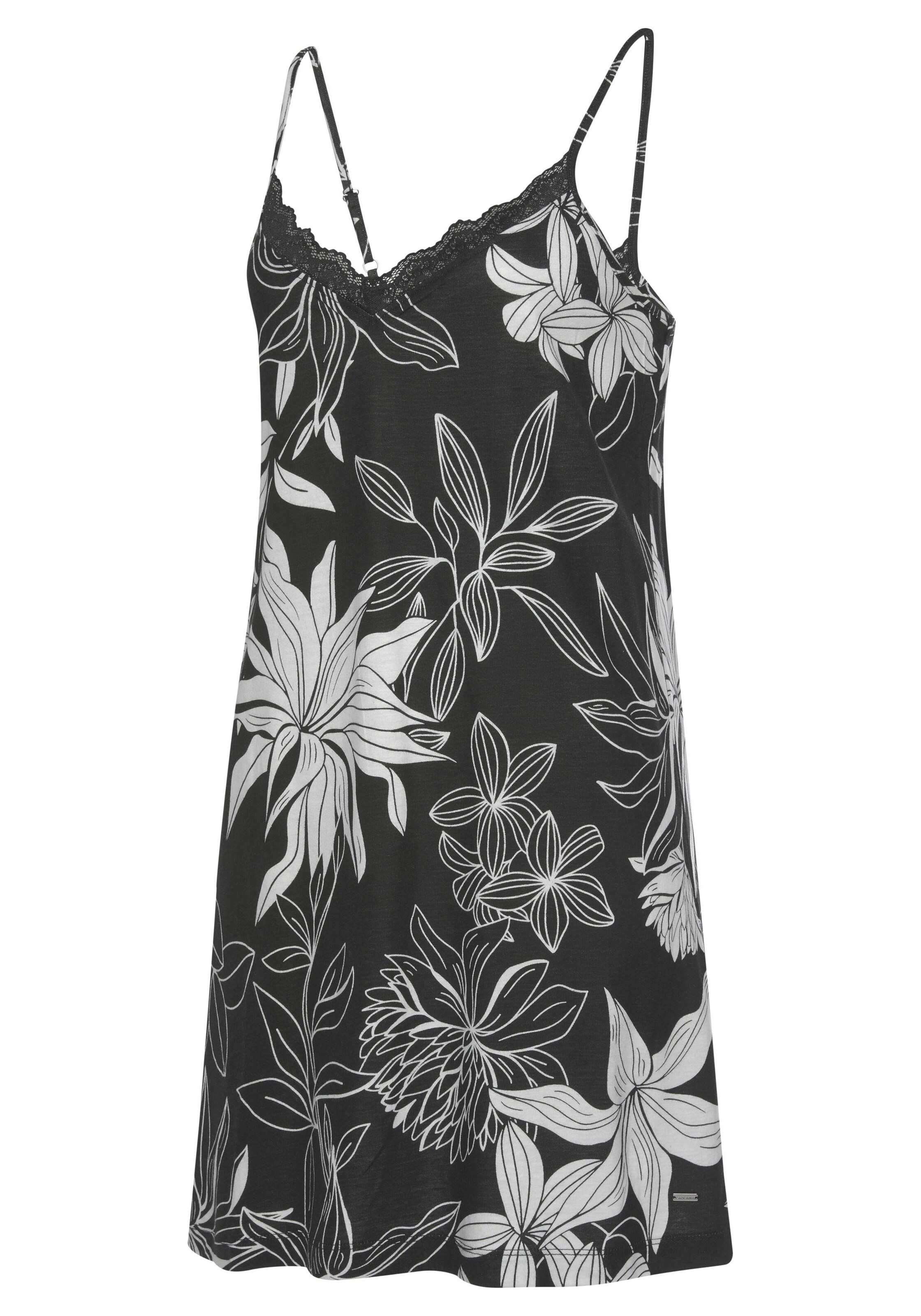 LASCANA Negligee in Black