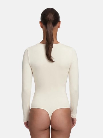 Body modelant 'Bodysuit Sculpting Shapewear Longsleeve mit String' cfab (formerly creamy fabrics) en beige