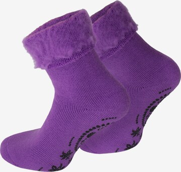 Chaussettes normani en violet