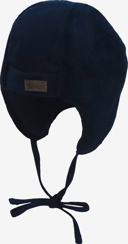 STERNTALER Beanie in Blue: front