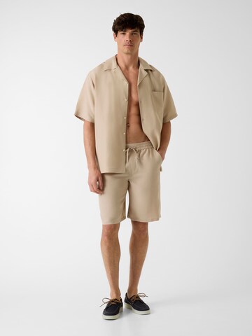 GUESS Regular Fit Hemd in Beige