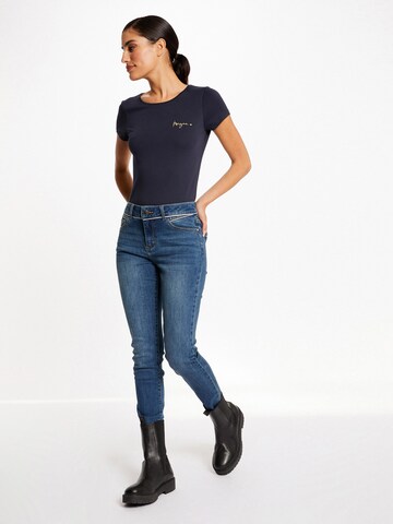 Morgan Skinny Jeans 'POMELO' in Blau