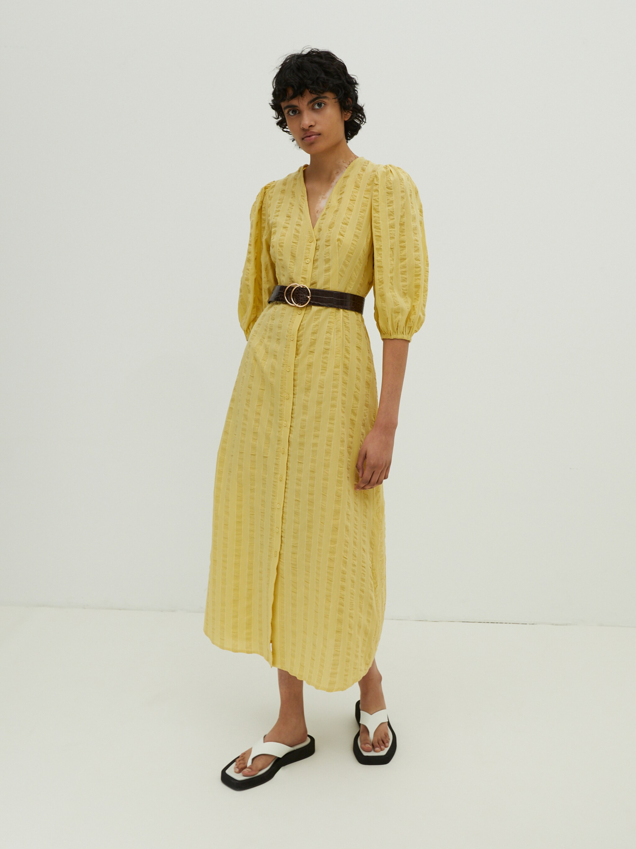 EDITED Produkte Kleid 'Elena' gelb