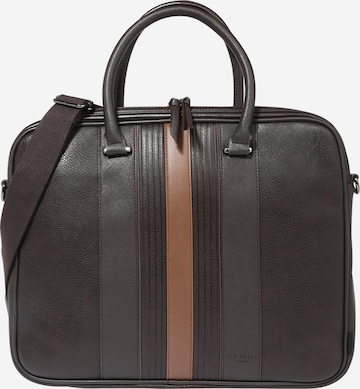 Borsa portadocumenti di Ted Baker in marrone: frontale