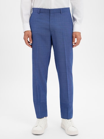 BOSS Regular Pantalon 'Leon' in Blauw: voorkant