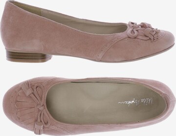 Ulla Popken Flats & Loafers in 40 in Pink: front