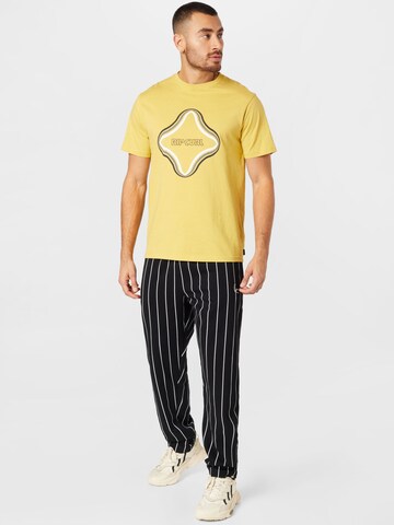 RIP CURL Performance shirt 'REVIVAL VIBRATIONS' in Yellow