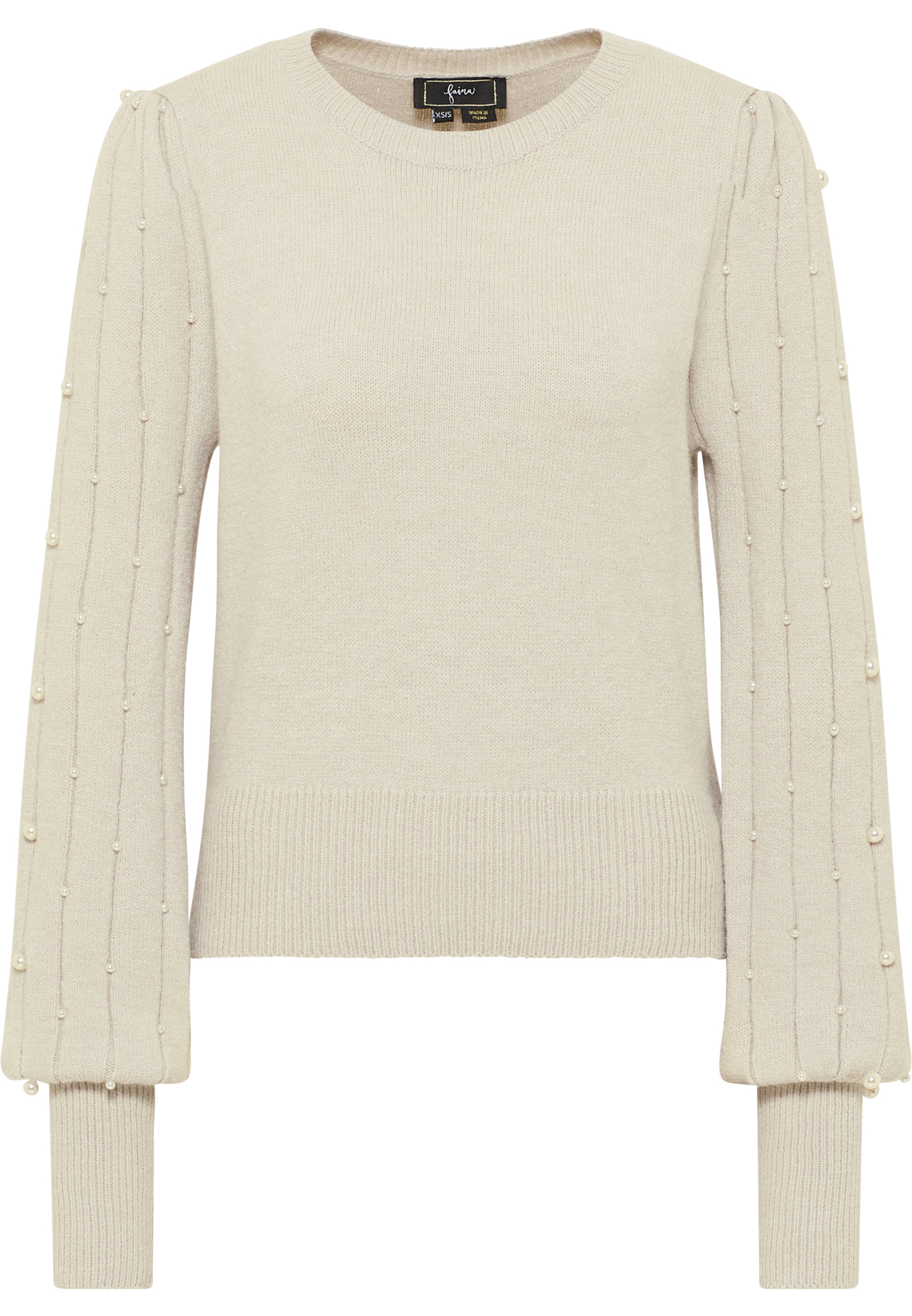 faina Sveter 'Tylin' - Béžová: predná strana