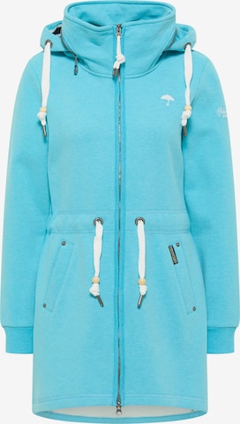 Schmuddelwedda Sweat jacket in Blue: front