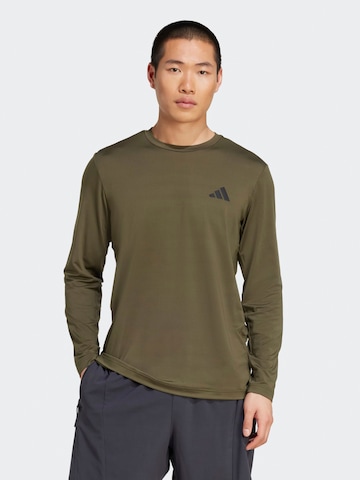ADIDAS PERFORMANCE Функциональная футболка 'TR-ES' в Зеленый: спереди