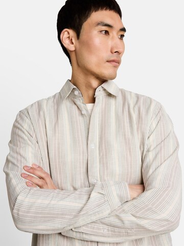 TOM TAILOR Regular fit Button Up Shirt in White