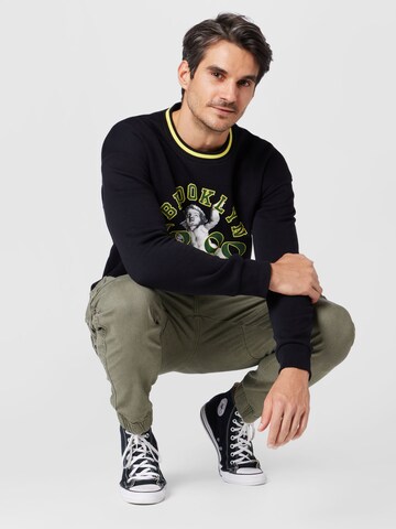 JACK & JONES Majica | črna barva