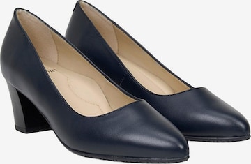Desa - Zapatos destalonado 'Pumpen mit Blockabsatz' en azul: frente