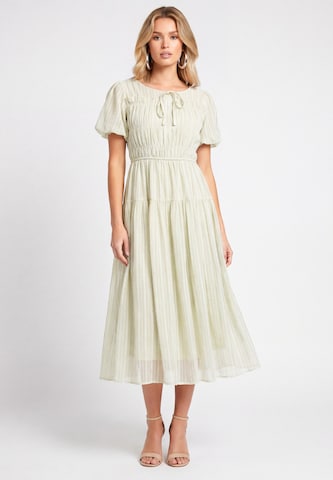 Robe faina en vert : devant