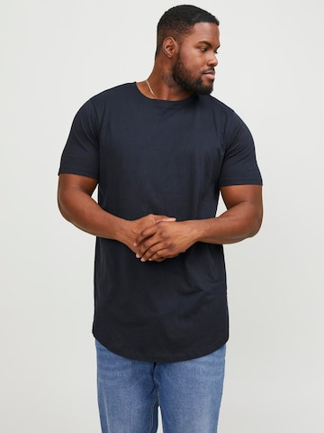 Jack & Jones Plus - Camiseta 'JJENoa' en azul: frente