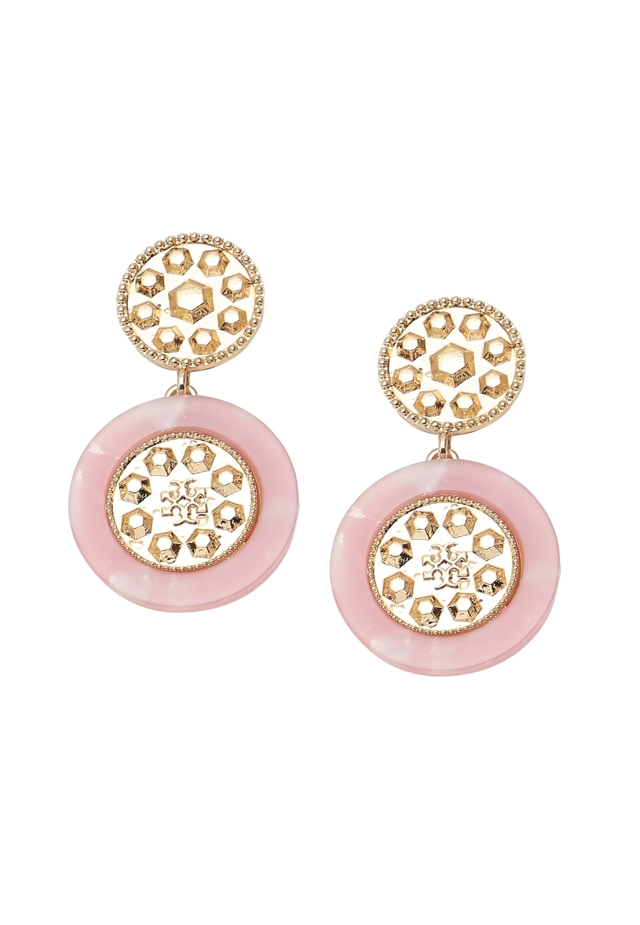 SOHI Boucles d'oreilles 'Ethna' en mélange de couleurs, Vue avec produit