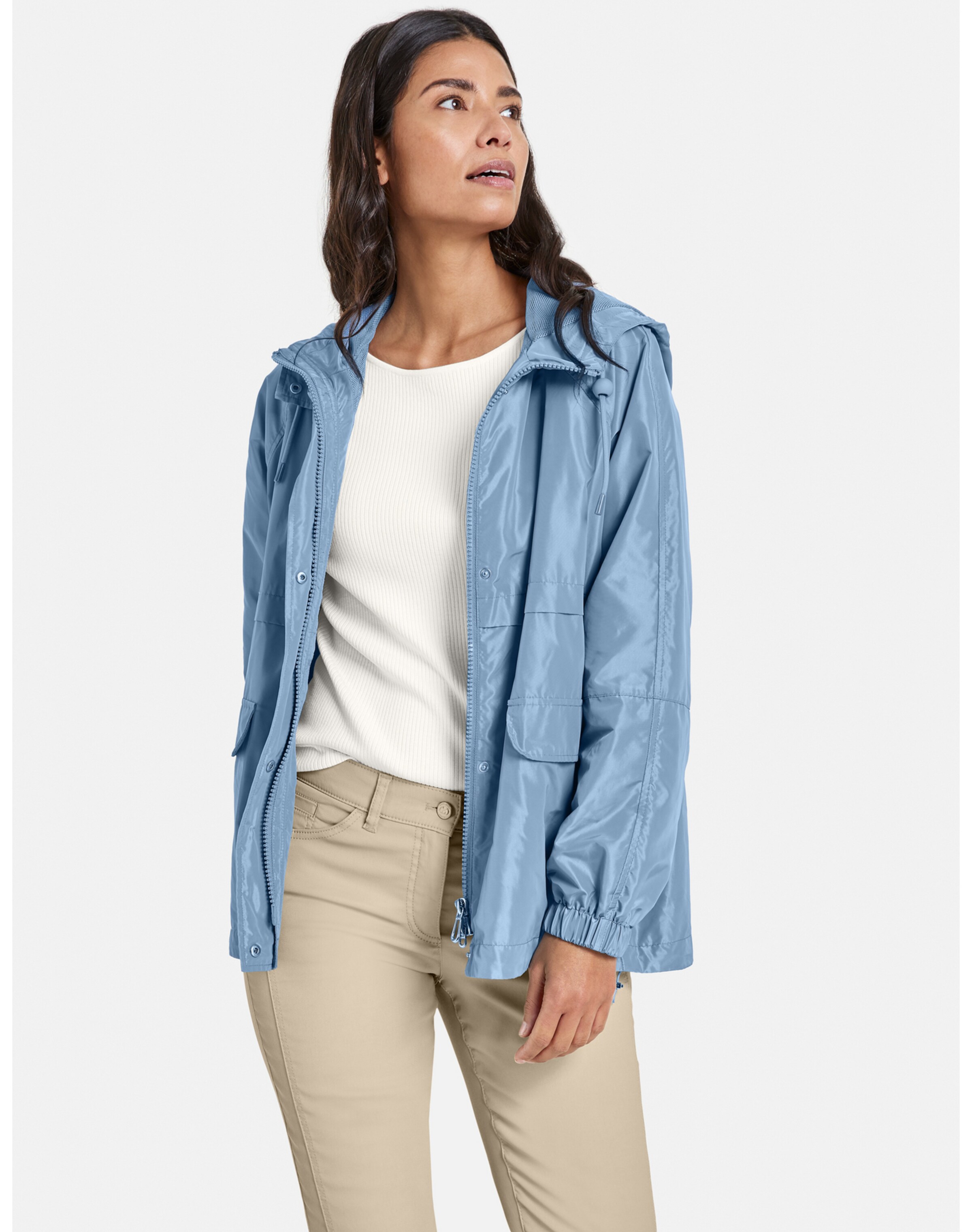 Frauen Große Größen GERRY WEBER Funktionsjacke in Himmelblau - QZ05841 Frauen Große Größen GERRY WEBER Funktionsjacke in Himmelblau - QZ05841
