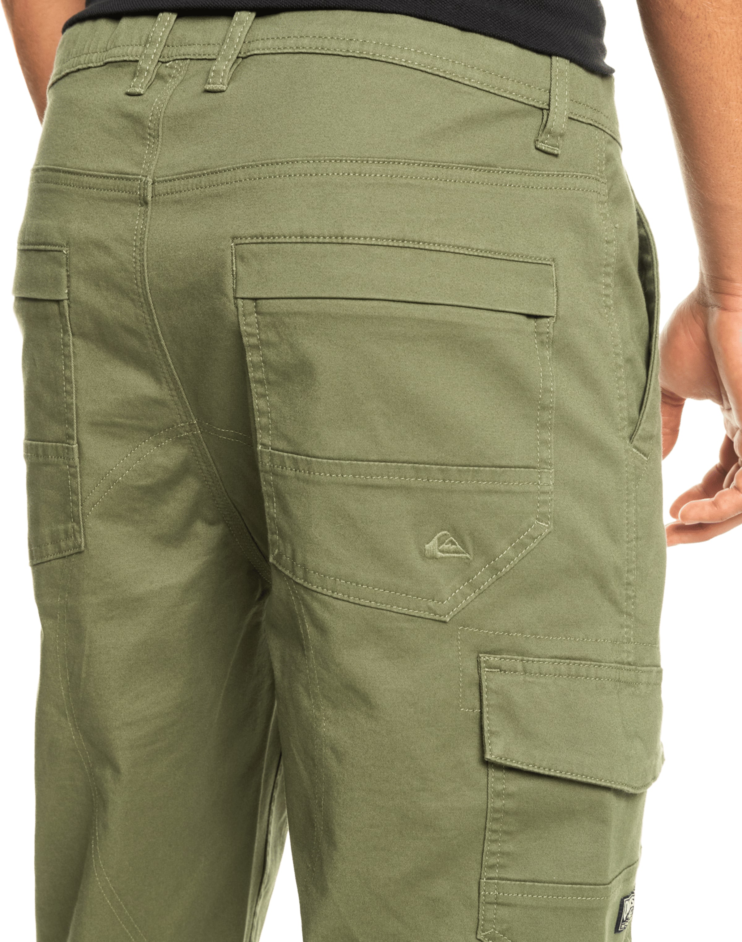 QUIKSILVER Regular Cargo Pants in Green