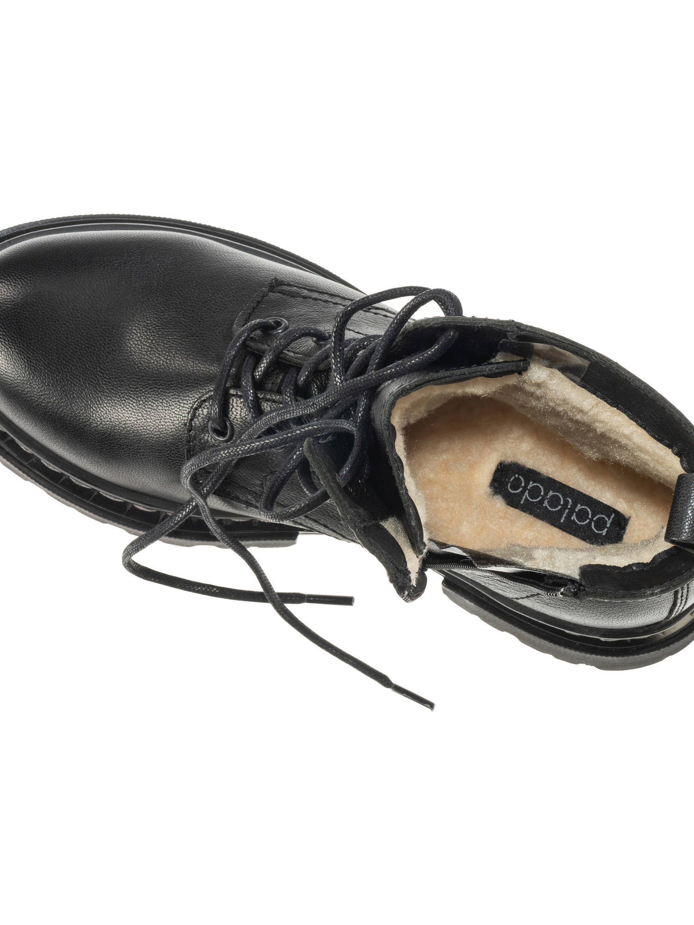 Palado Ботинки на шнуровке 'Kea Warm' в Черный