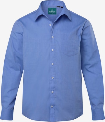 Boston Park Button Up Shirt in Blue: front