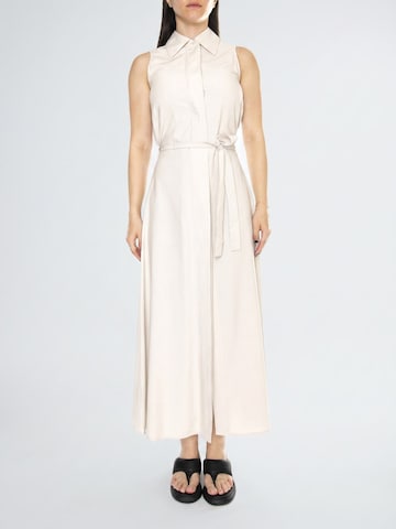 wild pony Sukienka 'Vestido Largo Camisero Blanco' w kolorze beżowy