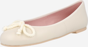 PRETTY BALLERINAS Ballerina 'Coton' värissä valkoinen: edessä