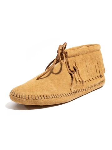 Mocassino di Minnetonka in marrone: frontale