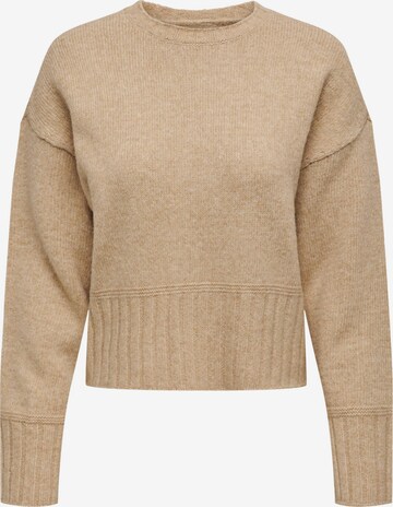 Pull-over 'Allie' ONLY en beige : devant