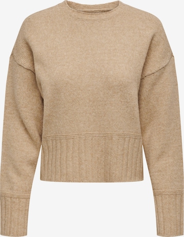 Pull-over 'Allie' ONLY en beige : devant