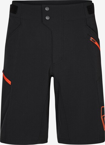 ZIENER Regular Workout Pants 'NONUS X-Function' in Black: front
