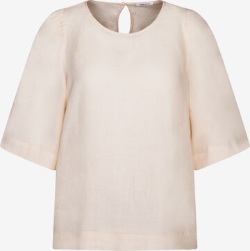 SEIDENSTICKER Blouse 'Schwarze Rose' in Beige: voorkant