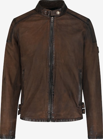 URBAN 5884® Between-Season Jacket 'Jaxx' in Brown: front