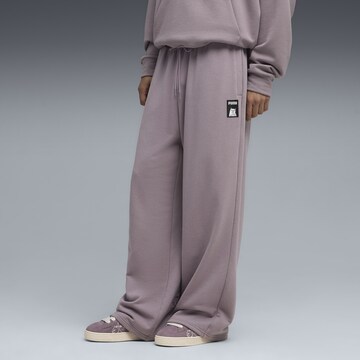 PUMA Wide leg Broek 'Puma x Ripndip' in Lila: voorkant