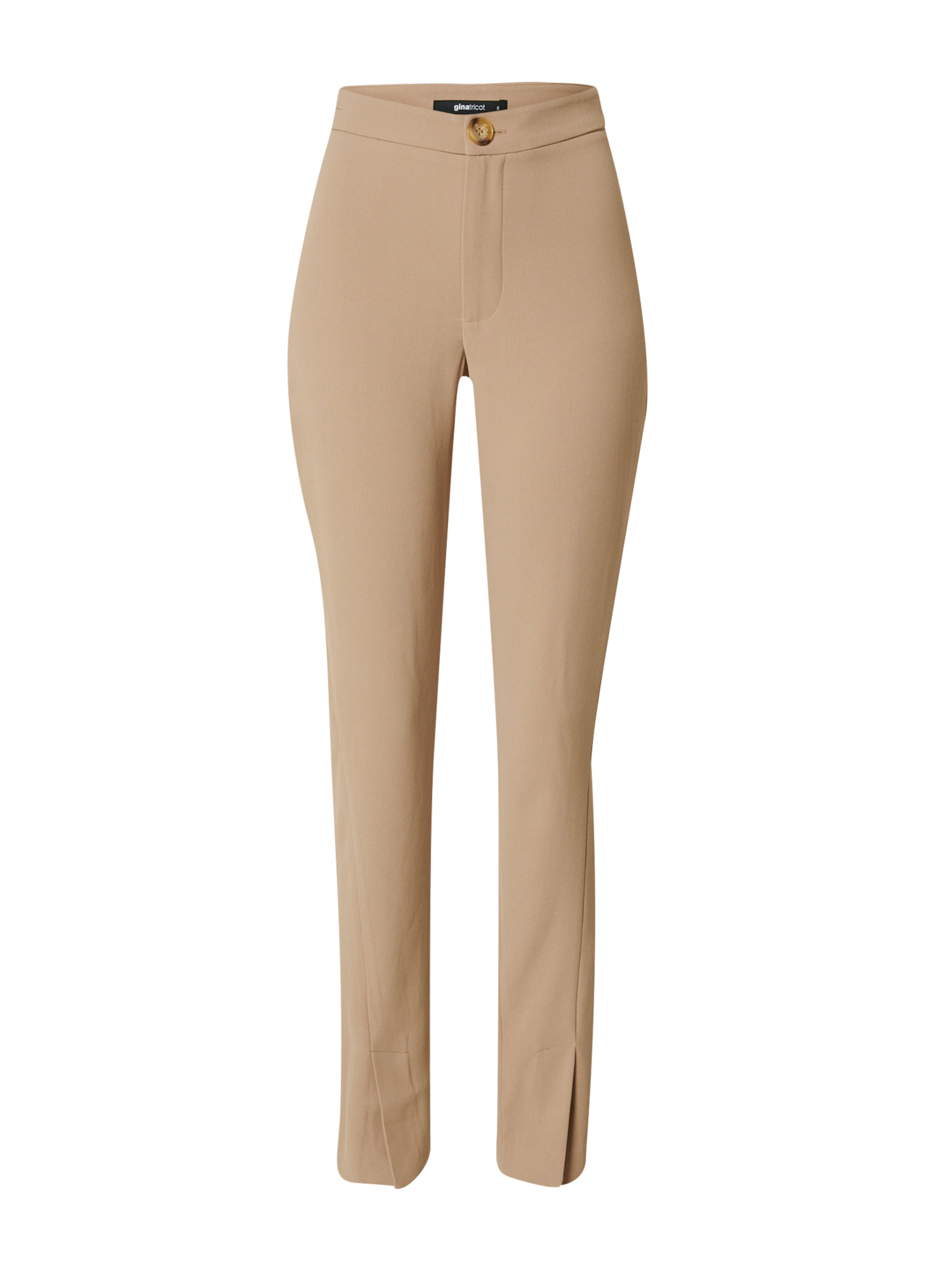 Gina TricotSlimfit Hlače 'Stina' - bež boja: prednji dio