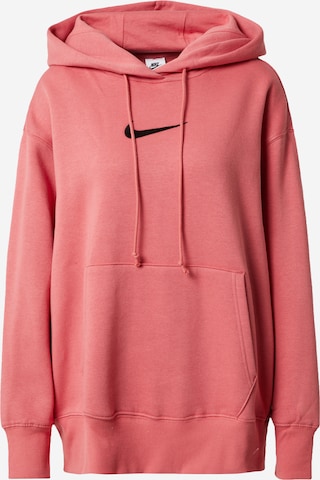 Sweat-shirt Nike Sportswear en rose : devant