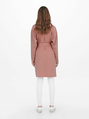 JDY Between-Seasons Coat in Pink