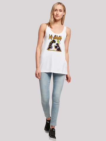 Haut 'Def Leppard Hysteria' F4NT4STIC en blanc