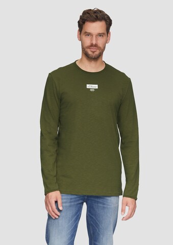 T-Shirt s.Oliver en vert : devant